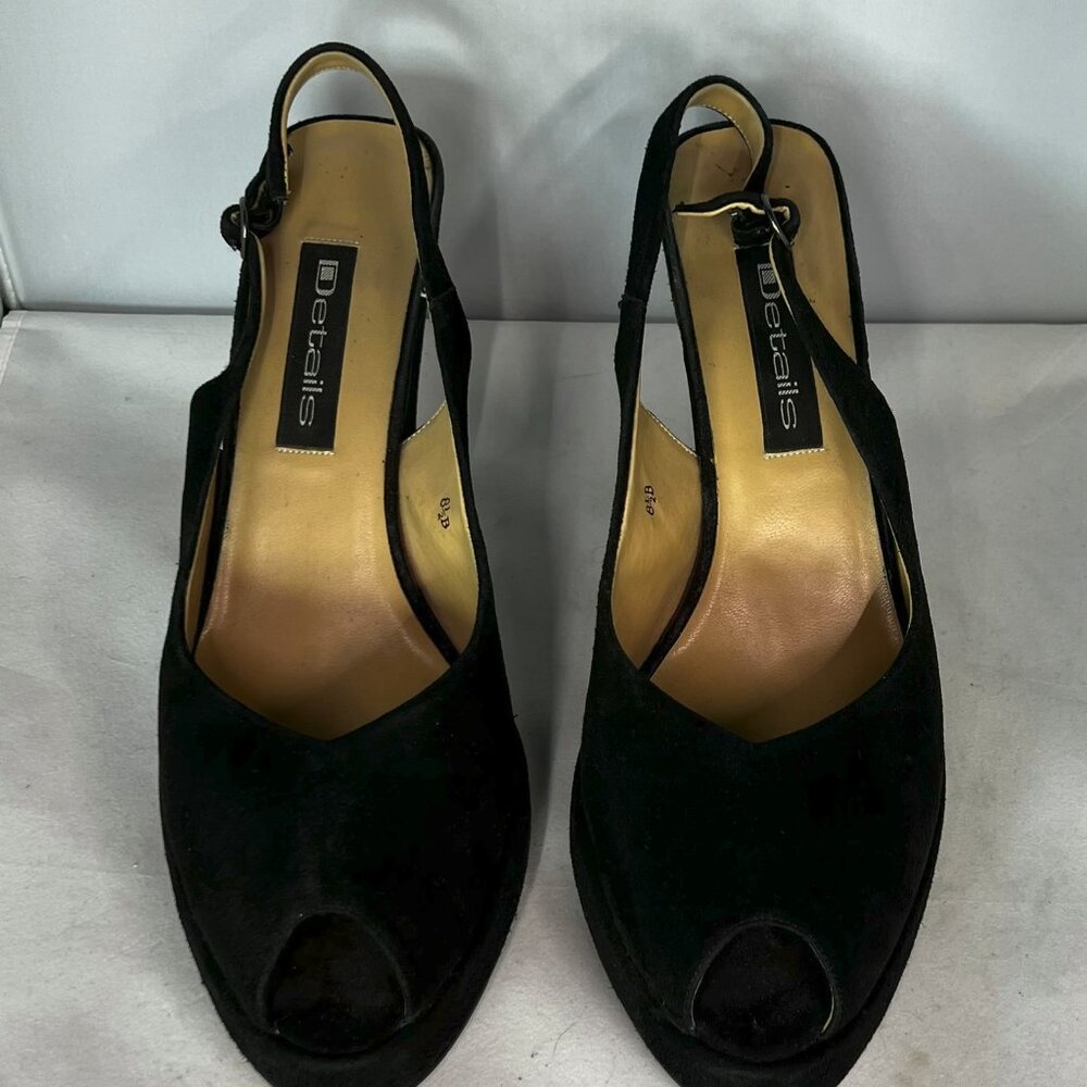 Details, 40s-Style Heels, Size 8.5